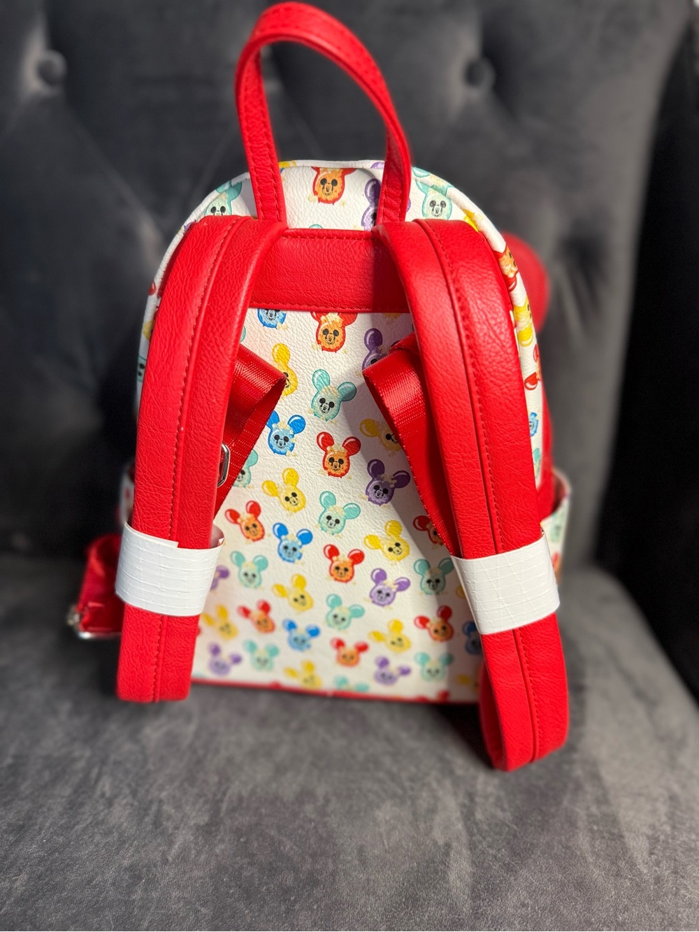 Loungefly Disney Parks Mickey Balloon Popcorn mini backpack (desired collectible - Picture 4 of 13